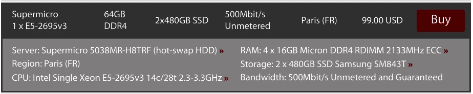 Debian 服务器规格