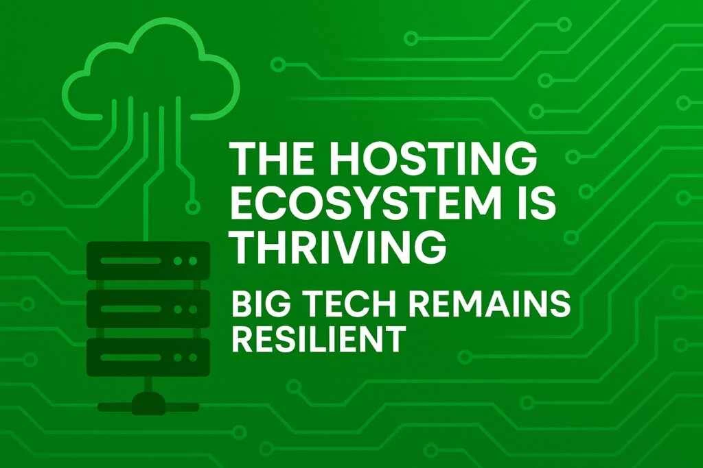 大型科技公司的韧性为主机托管行业和“低端”生态系统带来了令人鼓舞的信号