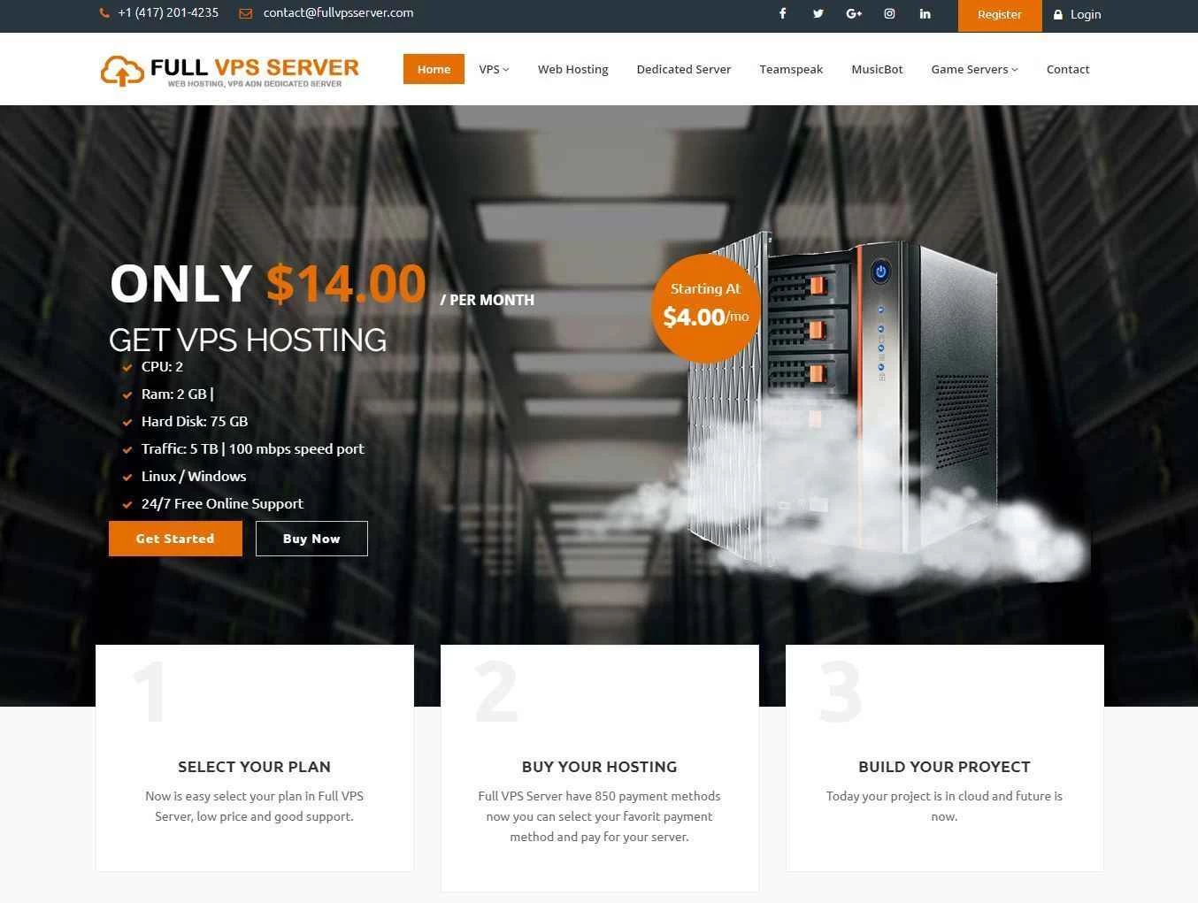 全功能VPS服务器 - 512MB KVM VPS，托管于墨西哥，每月8美元起