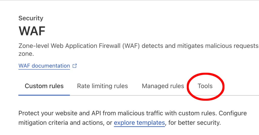 Cloudflare 白名单