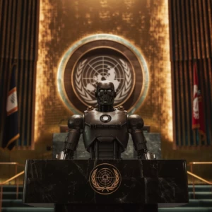 人工智能在联合国发表讲话