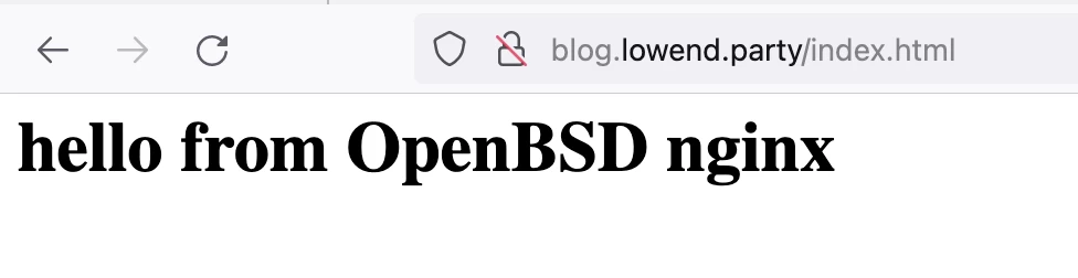 OpenBSD 静态 OK