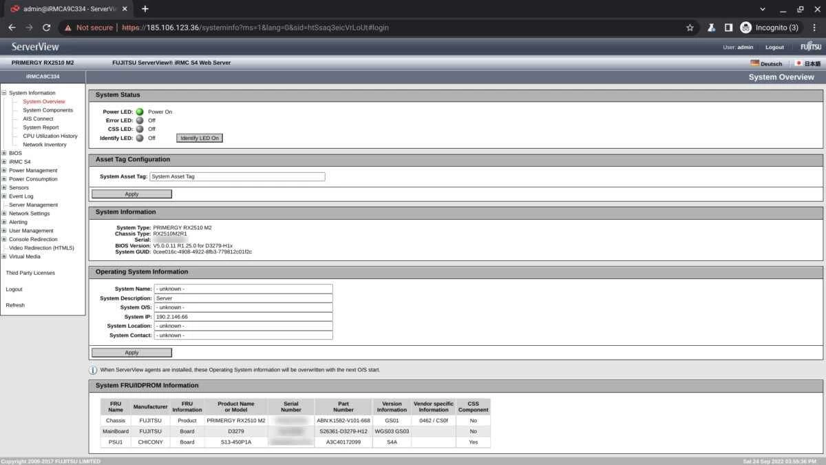 富士通远程管理控制器