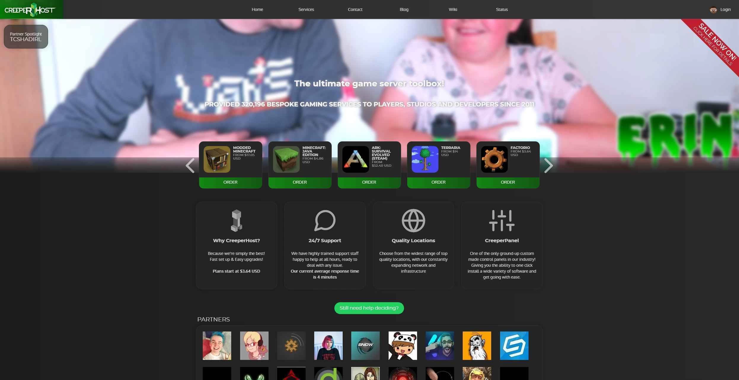 CreeperHost - 3GB OpenVZ VPS，每月仅需 3.33 美元起 - 太棒了 - 全球多个地区可选！