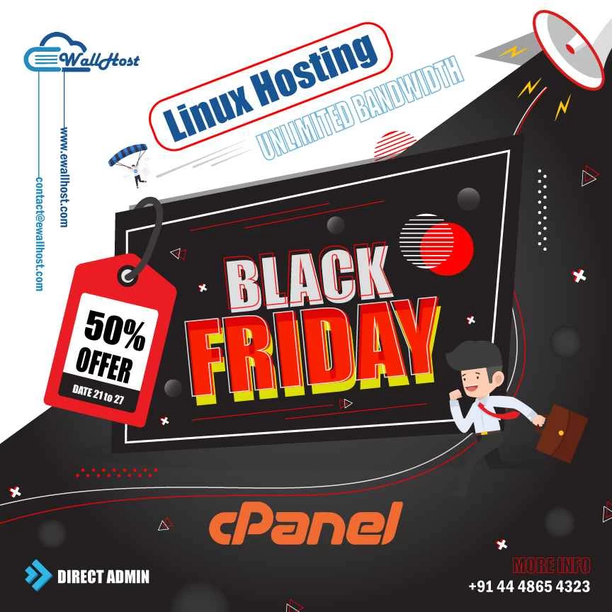 eWallHost：黑色星期五共享主机方案五折优惠！