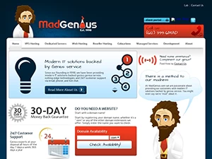 MadGenius – KVM VPS 套餐 5 折优惠券，每月仅需 4.95 美元起，托管于芝加哥！