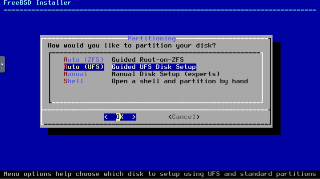FreeBSD 不支持 ZFS。