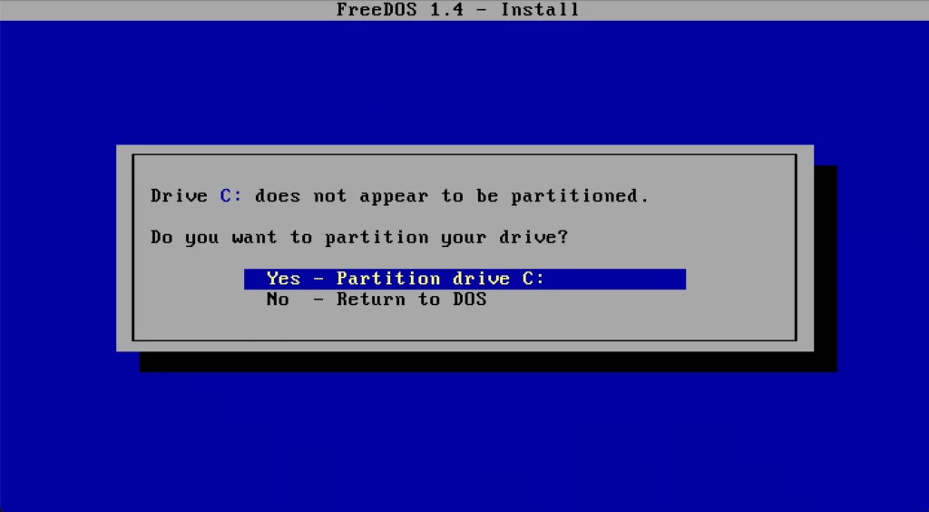 FreeDOS 1.4